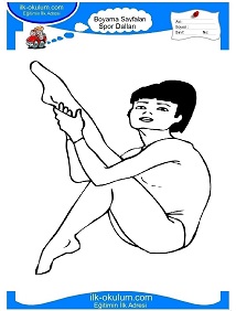 Çocuklar İçin Jimlastik Boyama Sayfaları 